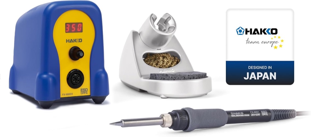 Hakko FX-888DX · blue/yellow