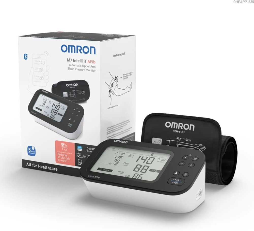 OMRON M7 Intelli AFib · HEM-7380T1-EBK