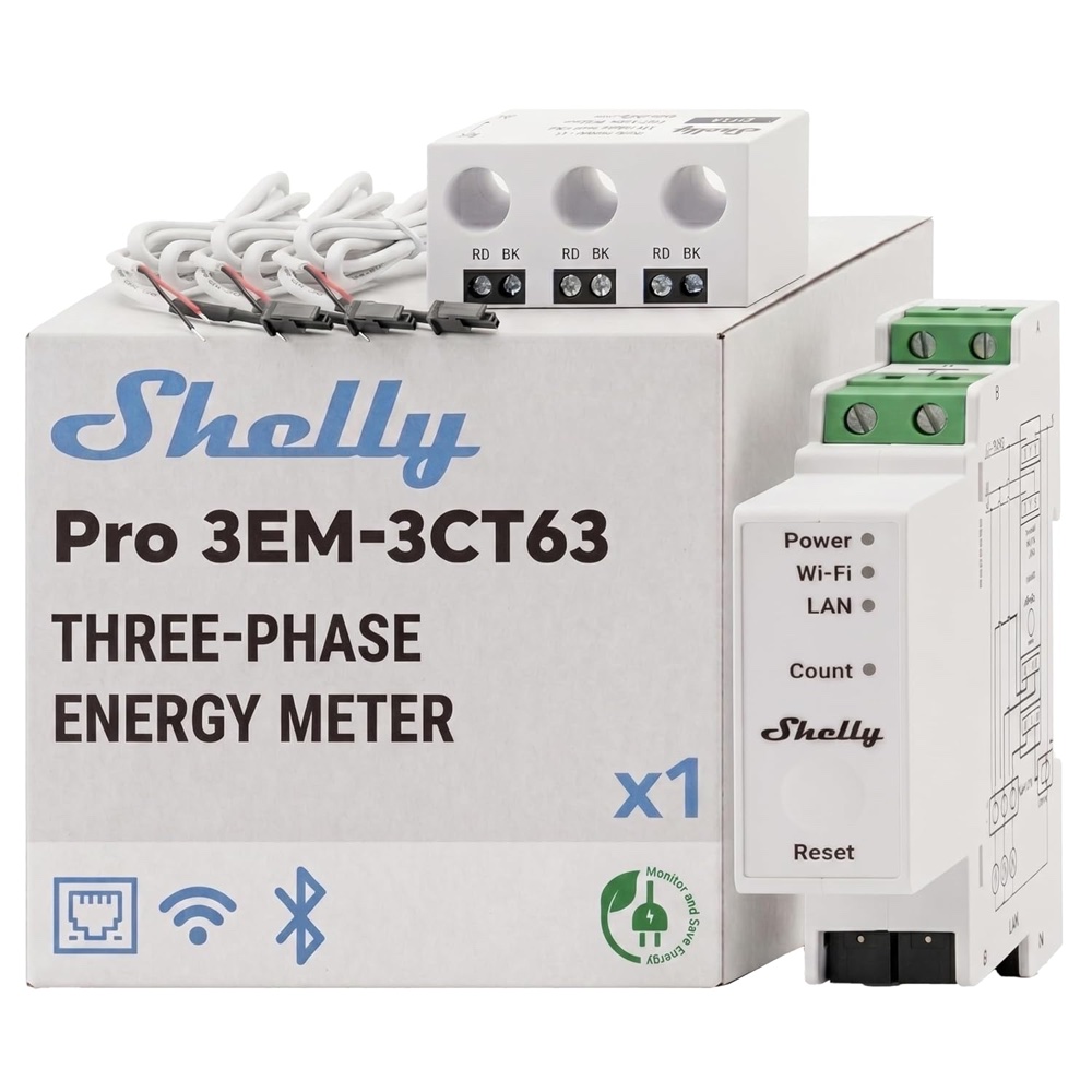 Shelly Pro 3EM · 3CT63