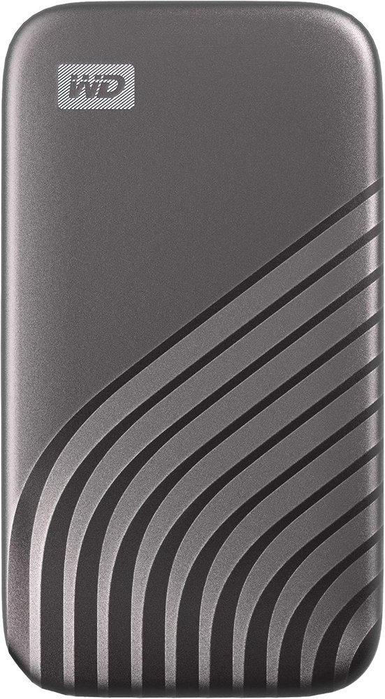 WD My Passport SSD · 2TB space grey